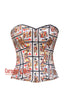 Playing Cards Inspired Queen Of Hearts Costume Satin Corset casino Overbust Plus Size Top, Women Playing cards Overbust Top, Valentine's day Dress