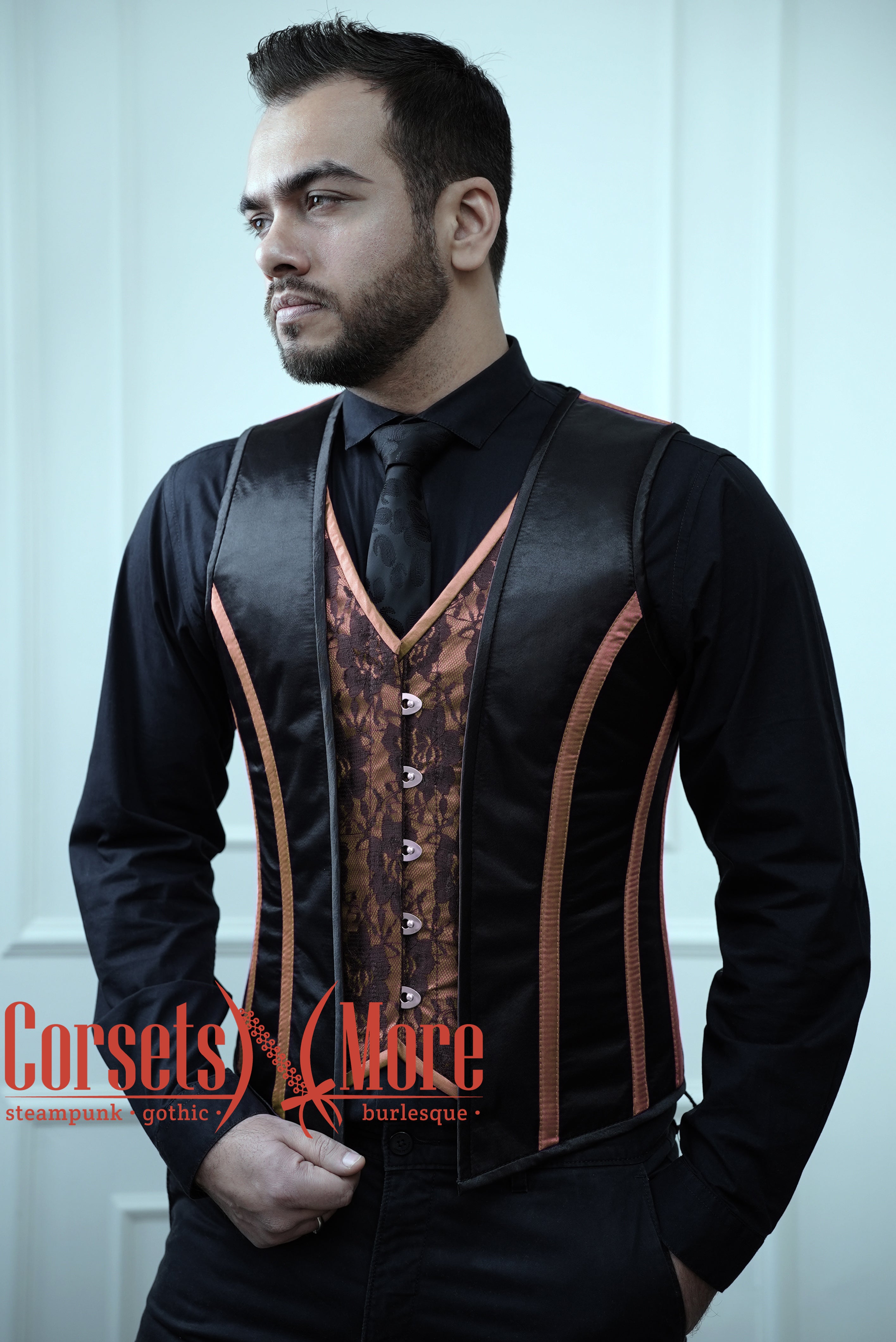 men's corset dress HUAMYTH Mens Corset Vest Wasit Trainer Red Print Medieval Waistcoat Lace Up Bones Formal Tops Wedding Stage (US, Alpha, Small, Regular, Regular, Red Print) at Amazon Men's Clothing store