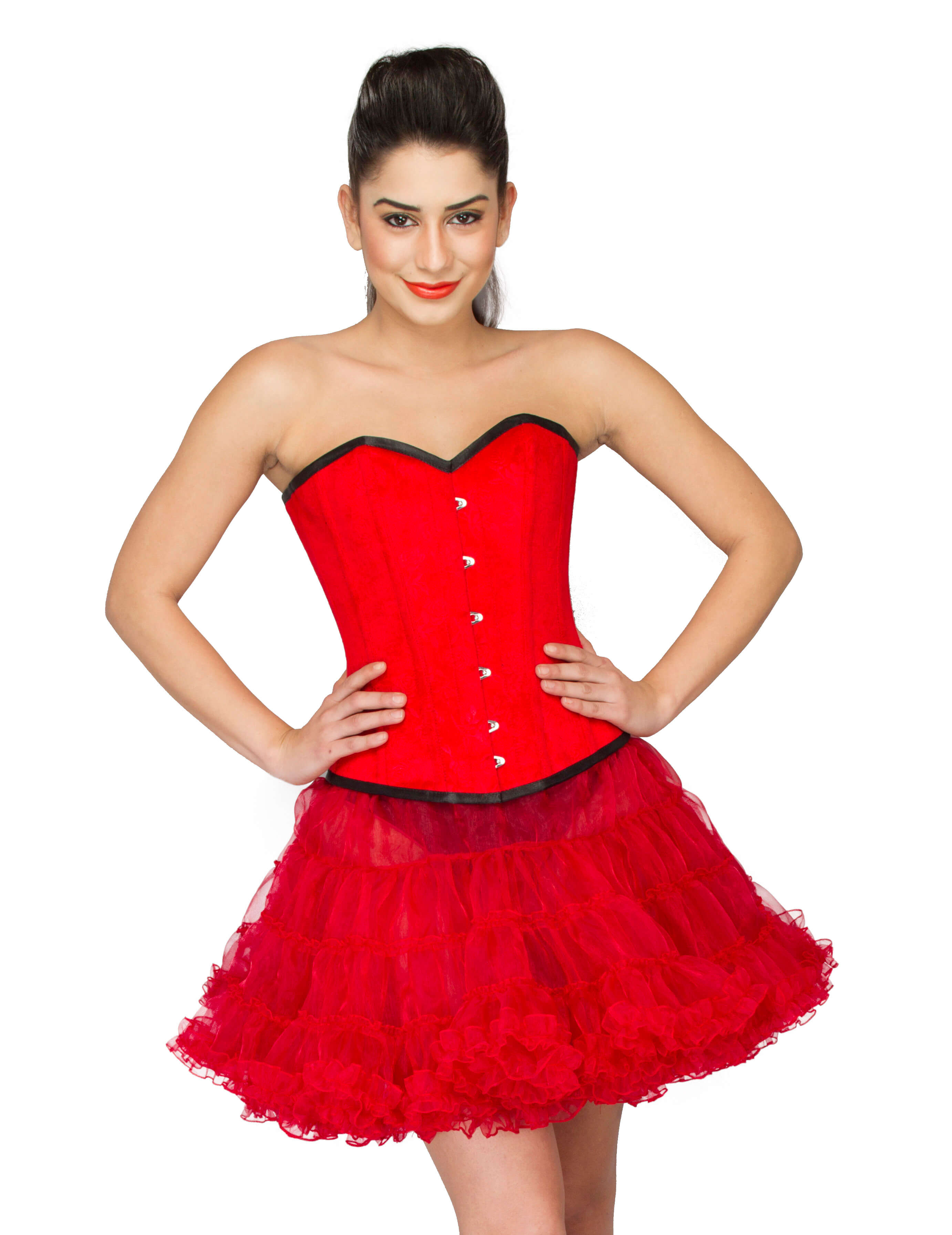 corset and tutu dress Fuchsia/Black Sequin Unique Weddings & Hair I Go Again Wigs meticulous pleated and beaded details Unholy Tulle Tutu Corset Halter