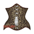 Brown And Golden Brocade White Lace Design Double Bone Steampunk Gothic Waist Training Underbust Corset