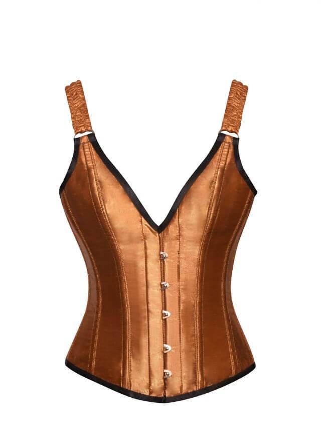 Online Sale upto 70% on Apricot Silk Shoulder Strap Corsets – CorsetsNmore