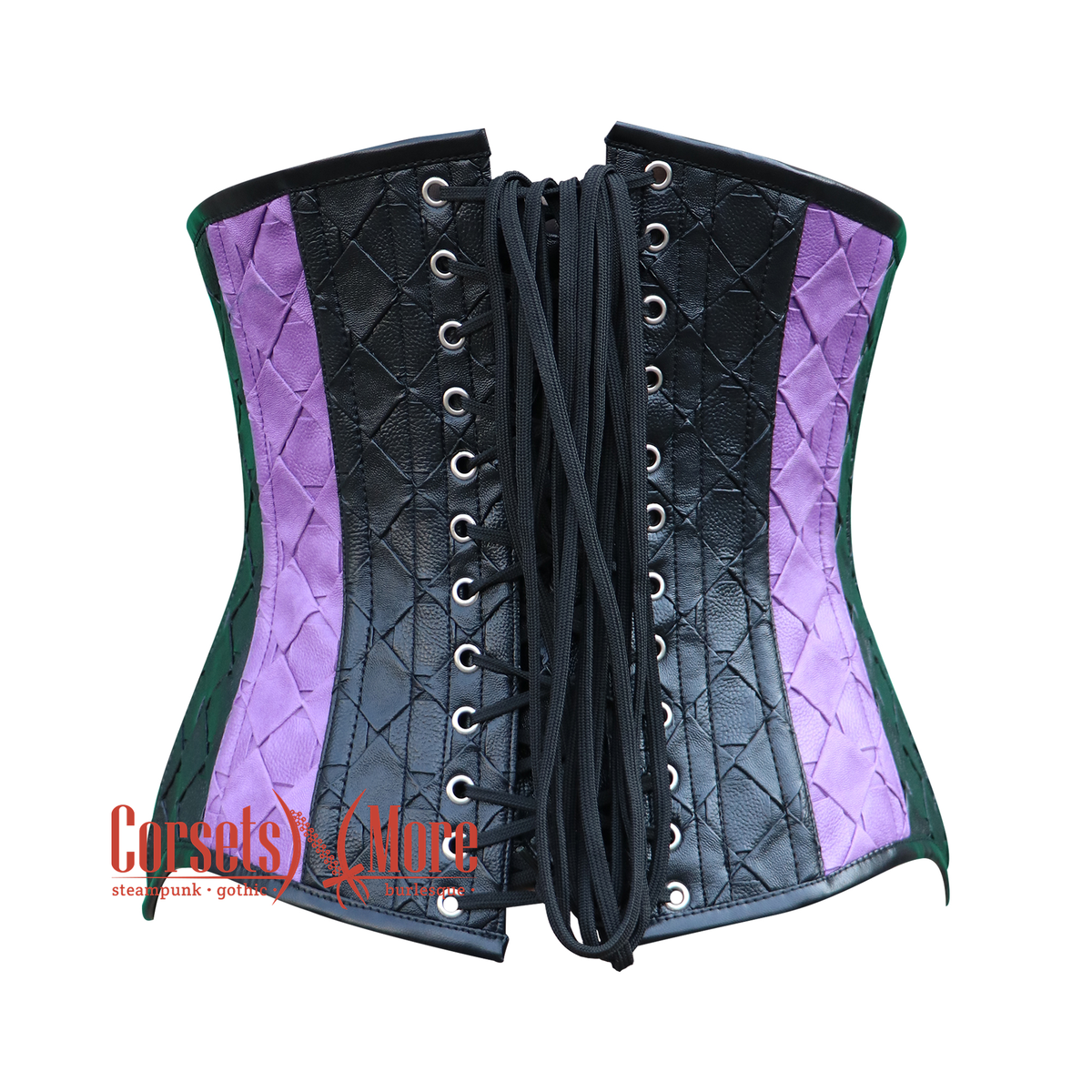 Purple buy Steampunk Longline Underbust Corset