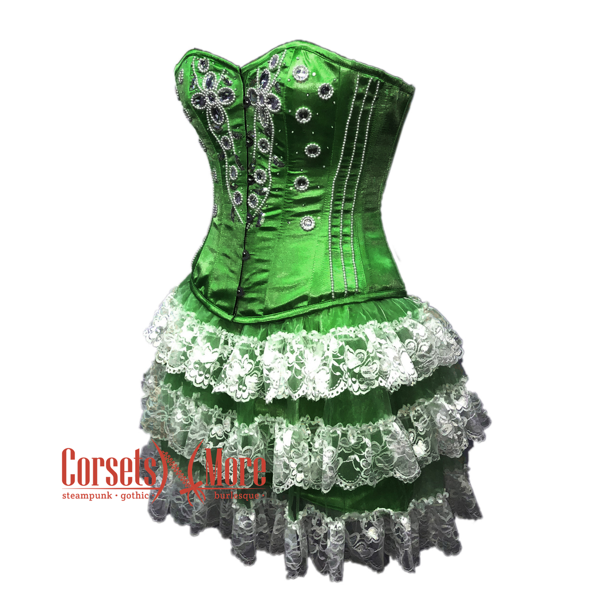 steampunk dress green SSYS The Everly Scallop Trim Puff Sleeve Shift Dress In Red Plaid main image 0