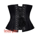 Steampunk Black Satin Leather Belt Heavy Duty Underbust Costume Basque Top