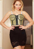Golden Sequin Corset Top, Burlesque Costume
