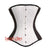 Hibbert Green & Black Brocade Corset With Front Zip & Button Details