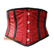 Red Sequins Burlesque Corset Underbust Belt Christmas Top