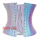 Mermaid Inspired Costume Texture Leather Overbust Corset