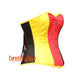 Red Yellow Black Satin German Flag Corset Waist Overbust Top