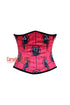 Squid Game Printed Red Satin Costume Underbust Corset Top