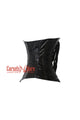 Black Shinny PVC Leather Gothic Costume Underbust Corset Waist Trainer