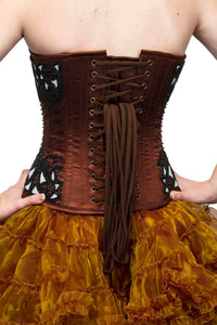 a close up of a person wearing a skirt 