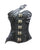 Brocade Leather Straps Gothic Steampunk Corset Waist Training Overbust