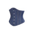 Blue Denim Gothic Steampunk Costume Underbust Corset Waist Training