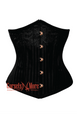 Plus Size Black Brocade With Antique Clasp Gothic Burlesque Underbust Corset