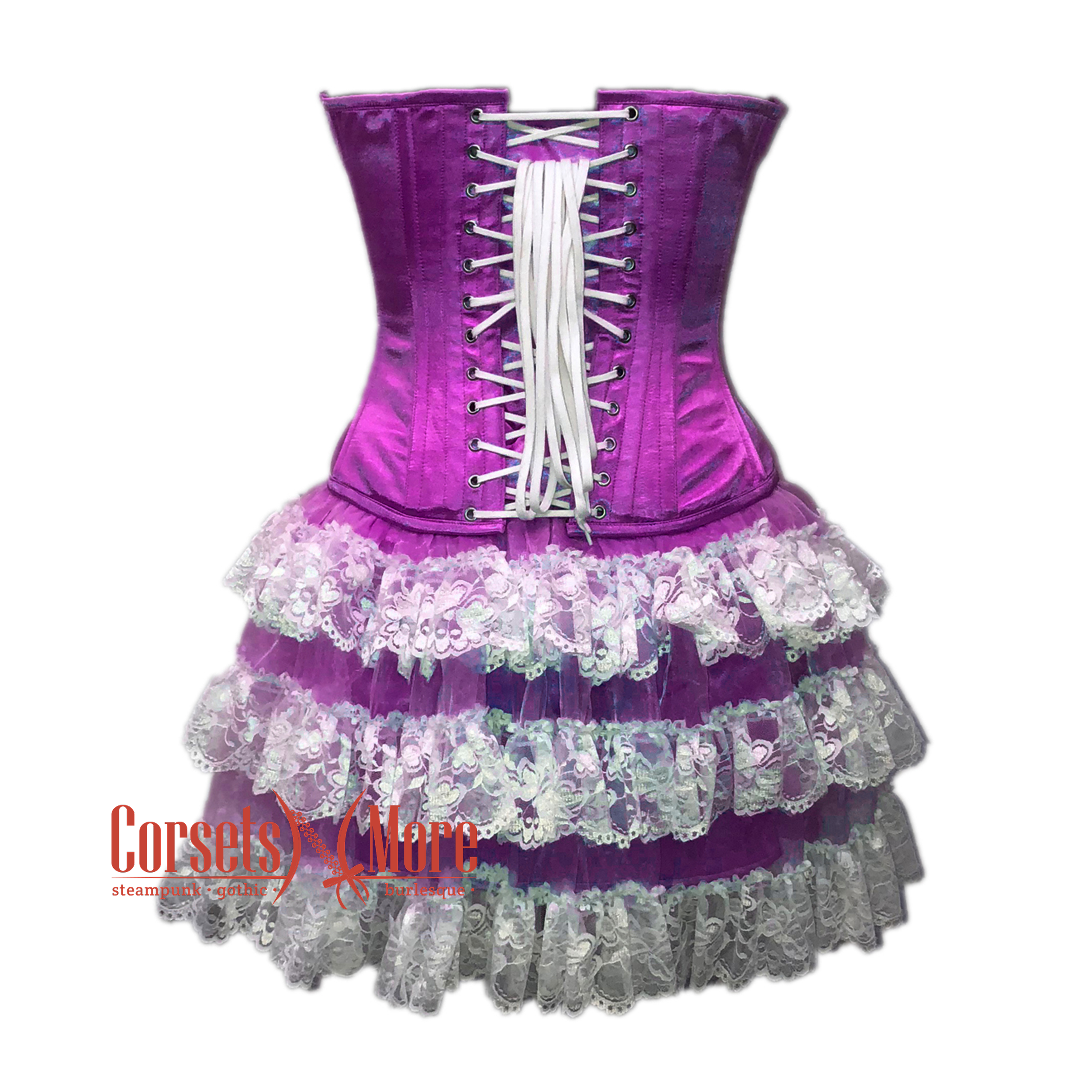 plus size purple corset dress Sydneys Closet JK2417 Prom Dress Fitted Maxi Slit Plus Size Off Shoulders Corset Satin Cape Pageant 20 / Orchid